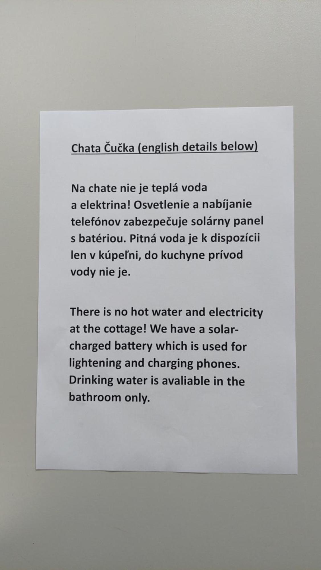 Chata Cucka Villa Pribilina Kültér fotó
